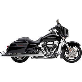 Dual Speedster Exhaust - Chrome - Fishtail -  '10-'16 Dresser 6974