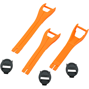Blitz XP MX Boot Straps - Youth - Orange - Size 1-7 3430-0878