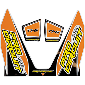 Ti-6 Decal - Orange DC22TI6-ORANGE
