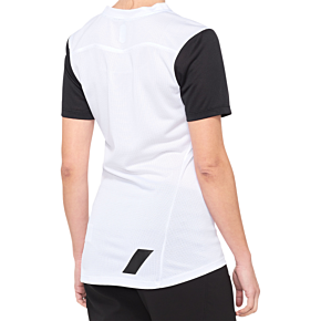 Women's Ridecamp Jersey - Short-Sleeve - White/Black - Large 40035-00008