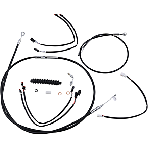Control Cable Kit - XR - Black/Chrome 489962