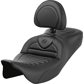 Roadsofa™ Seat - with Backrest - Tuck-n-Roll - Carbon Fiber - FL '08-'23 808-07B-204B0