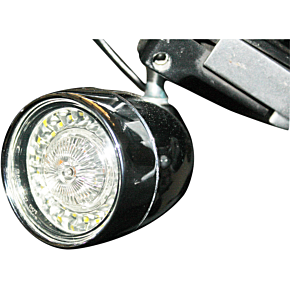 Custom Dynamics Bullet Turn Signal - 1157 - Chrome - Smoke Lens PB-BB-AW-1157CS