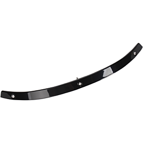 Kuryakyn Windshield Trim - Smooth - Black - FLHT - 1389