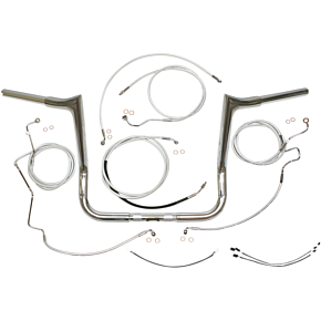 Magnum Handlebar Kit - Viking - 12" - Sterling Chromite II® 38869-412