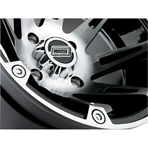 Moose Racing Wheel - 387M - 12X8 4/110 4+4