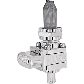 Pingel The Guzzler® Fuel Valve - Polished - 22mm - Single - 5/16"