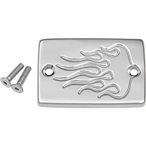 Master Cylinder Cover - Smooth - Kawasaki - Chrome BA-7676-03