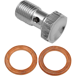 Banjo Bolt - M10 x 1.0 - Single - Chrome P992-03-31SCH