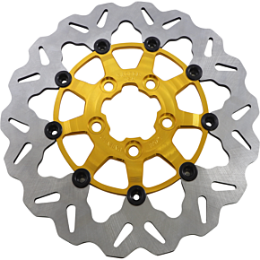 Galfer Rear Wave® Floating Rotor - Gold DF681CW-G