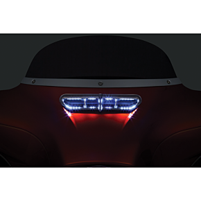 Kuryakyn LED Fairing Vent Light - Chrome