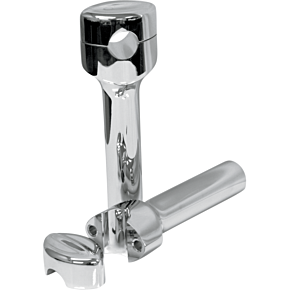 La Choppers Risers - Hefty Mohawk - 6" - Chrome LA-7404-06