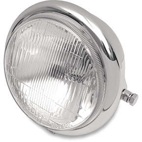 Side Mount H4 Headlight - 5-3/4" - Chrome DS-280036