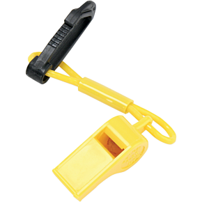 Whistle With Clip - Yellow A2712C