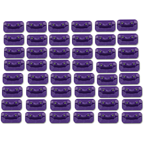 Double Backer Plates - Purple - For 2-Ply - 48 Pack 2522-P2-PUR