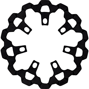 Brake Rotor - Front - 11-13/16" - Black 3-621