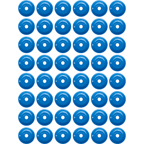 Support Plates - Blue - Round - 48 Pack ARG-3825-48