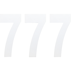 FX Number 7 - White - 6" 02-4467