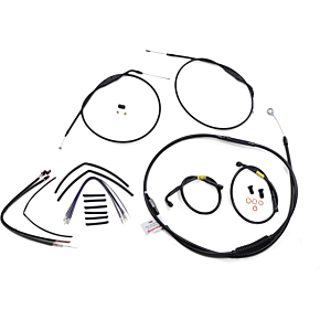 BURLY BRAND Handlebar Cable and Brake Line Kit - 14" Wide Glide Gorilla Handlebars B30-1215
