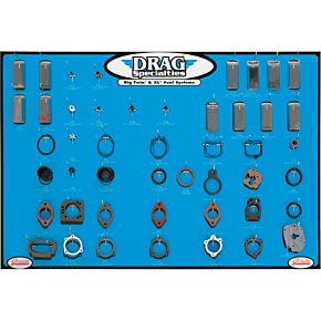 Drag Specialties Gasket, Seal, and O-ring Display - '99-'06 Twin-Cam Fuel Systems 9903-0082