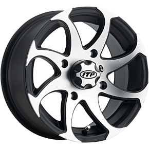 Itp Wheel - Twister® - Directional - Front/Rear | Right - Machined Black - 14x7 - 4/137 - 5+2 1422328536BR