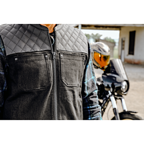 Chamonix Denim Vest - Black - Small 2830-0552