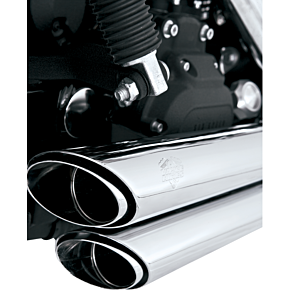 Shortshots Staggered Exhaust System - Chrome 17317