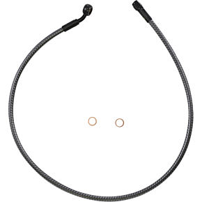 Brake Line - Front - 10 mm - 35° - 32" - KARBONFIBR AS77132