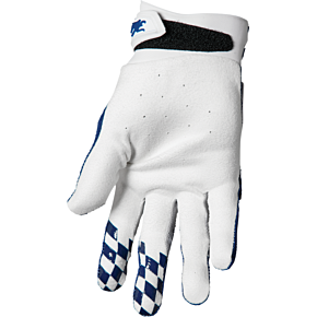 Hallman Digit Gloves - White/Navy - Large 3330-6773