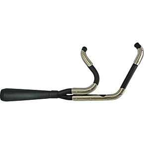 2-into-1 Assault Exhaust System - Black Ceramic - with Bags TM-5053BK