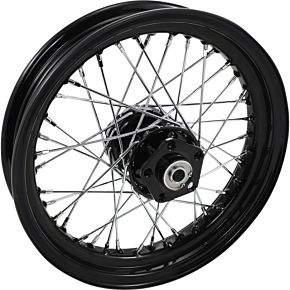 Front/Rear Wheel - Dual Disc/No ABS - Black - 16"x3.00" 0203-0666