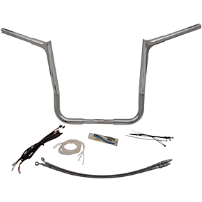 Fat Baggers Inc Handlebar Kit - Pointed Top - 16" - Chrome 909216
