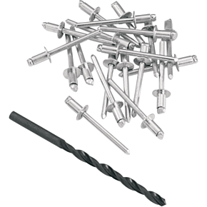 Moose Racing Rivet Kit with Bit - 12-3/16"