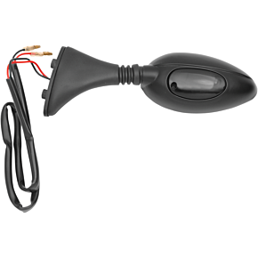 Parts Unlimited Universal Mirror - Black - Left