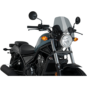 Puig Hi-Tech Parts New Generation Windscreen - Smoke - Rebel 2312-0533