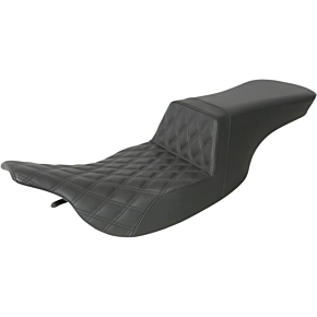 Saddlemen Step-Up Seat - Front Lattice Stitch - Black - FL 897-07-192