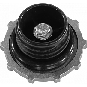 Vented Gas Cap - 10 Gauge - Titanium 701-007