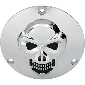Skull Derby Cover - Chrome - 3 Hole 1902-0062