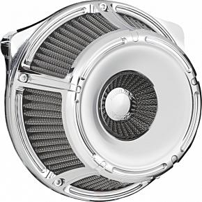 Inverted Series Air Cleaner Kit - Slot Track - Chrome 600-232