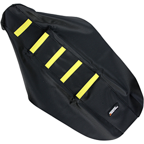 Moose Racing Ribbed Seat Cover - Yellow - Suzuki