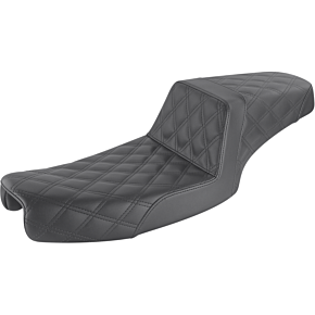 Saddlemen Step Up Seat - Lattice Stitched - Dyna