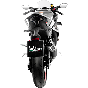 LV-10 Slip-On Muffler - Black - Stainless Steel 15265BU