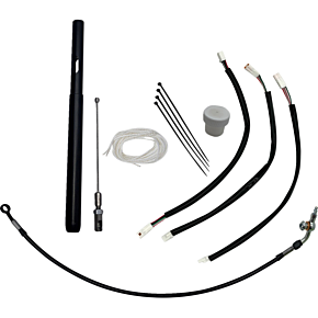 Handlebar Clutch Cable Extension - +6" - Black 139916-B