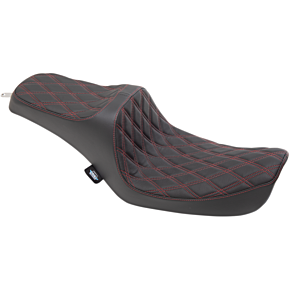 Predator III Seat - Double Diamond - Red Stitching 0803-0654
