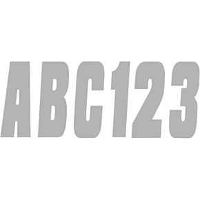 Sticker Kit - Silver - 350 SIL350EC
