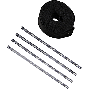 Exhaust Wrap Kit - Metallic Black - 2x25 CPP/9242