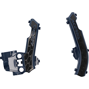 Acerbis X-Grip Frame Guards - Blue/Black - Gas Gas | Husqvarna | KTM 2979611034