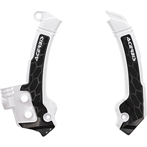 Acerbis X-Grip Frame Guards - White/Black - Husqvarna 2979601035