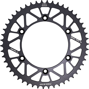 JT Sprockets Rear Sprocket - 520 - Black - 50 Tooth JTA822.50BLK