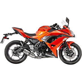 LeoVince LV One Evo Exhaust System - Stainless Steel - Ninja 650/Z650 14181E
